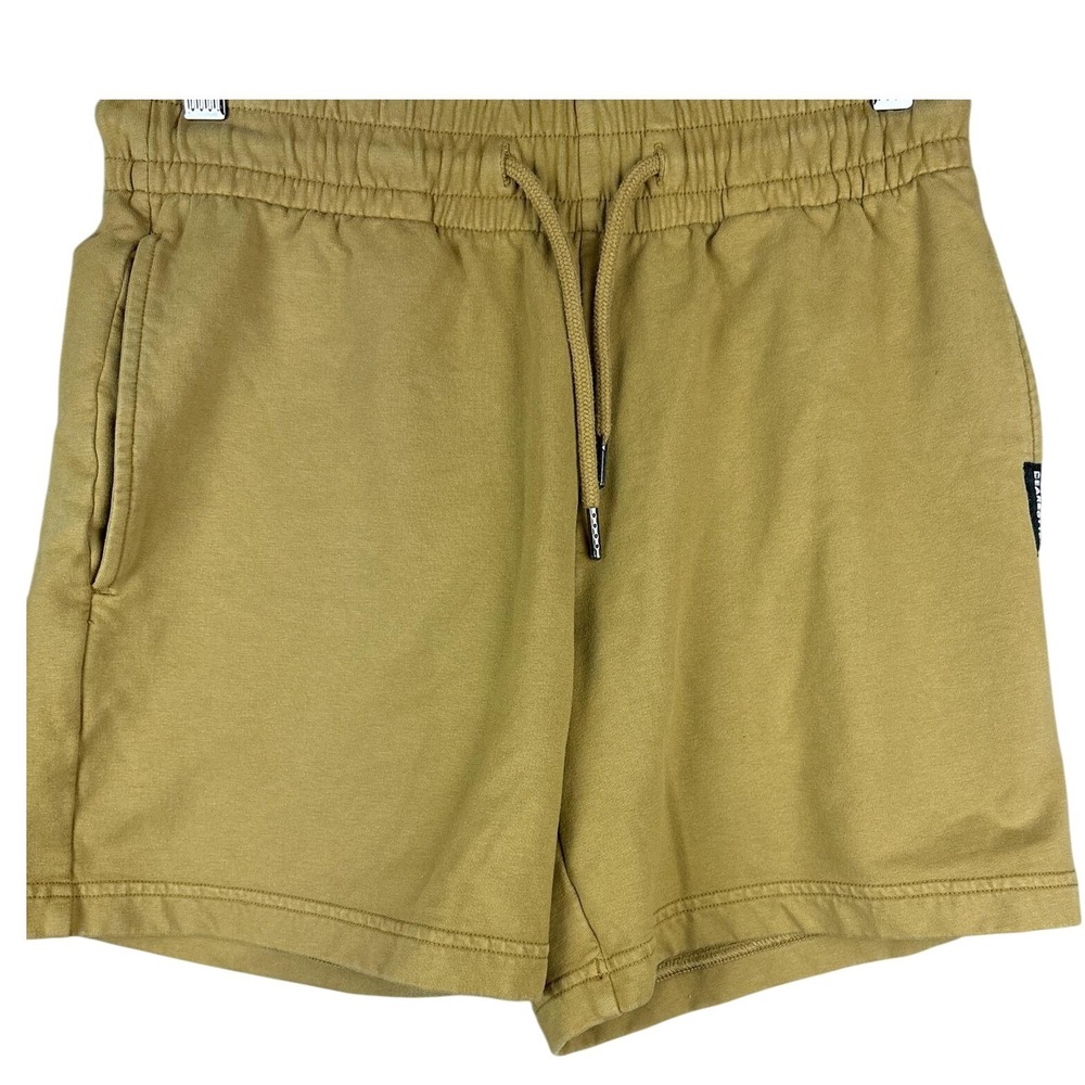 Bearbottom Lounge Shorts Mens Small Beige 5" Inseam Drawstring Pockets
